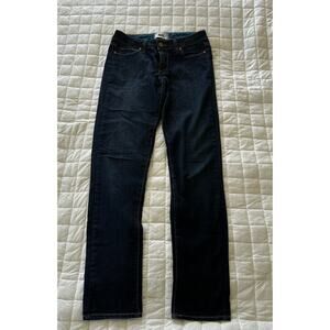 PAIGE Jeans Skyline Skinny Dark Wash Low Rise Stretch 27